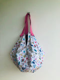 Origami sac bag , shoulder sac eco friendly bag , reversible fabric tote bag | Never stop doing what you love