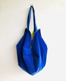 Origami sac African fabric bag , reversible artisan bag , eco friendly shopping sac bag | Amarillo - Jiakuma