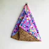 Shoulder origami bento bag , cool cork ecofriendly bag | Medusas & cork - Jiakuma