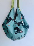 Origami sac bag , reversible fabric shoulder bag , Japanese inspired bag | Macaco surfing the Japanese waves - Jiakuma