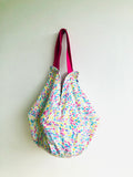 Origami sac reversible bag , fabric handmade Japanese inspired bag | Let’s get physical