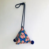 Origami small origami bag , pom pom eco friendly small bag , Japanese inspired fabric bag | Lotus garden in Kuala Lumpur - Jiakuma