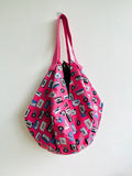 Origami shoulder reversible bag , sac Japanese inspired bag , Japanese inspired bag | I love tapes