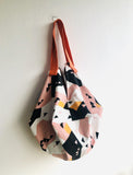 Shoulder sac bag , reversible origami fabric  bag , eco friendly origami bag | Saw colorful tigers in the Himalayan mountains - Jiakuma