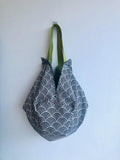 Origami sac bag , reversible fabric shoulder bag , Japanese inspired bag | Macaco surfing the Japanese waves - Jiakuma