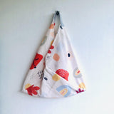 Origami bento triangle bag , shoulder eco friendly tote bag | it’s a happy world - Jiakuma