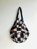 Shoulder origami sac bag , reversible Japanese inspired bag , eco friendly cool shopping bag | Island of Japan - Jiakuma