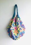 Origami sac bag , reversible sac shoulder bag , eco friendly fabric bag | Lucky dragon - Jiakuma