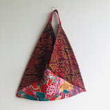 Colorful bento bag , ooak origami bento , shoulder tote bag | Jakarta & Shanghai - Jiakuma