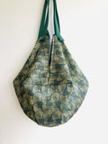 Sac origami shoulder bag , reversible handmade unique bag | Art nouveau motifs - Jiakuma