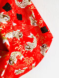 Origami sac bag , reversible fabric shoulder bag , Japanese inspired bag | La primavera
