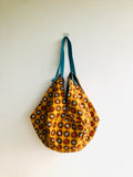 Sac reversible bag , resistant origami shoulder tote bag , eco friendly shopping bag | Disco inferno vibes