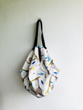 Sac origami bag , shoulder reversible bag , eco friendly handmade shopping bag | Macaco world - Jiakuma
