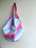 Origami sac bag , shoulder minimalist fabric bag , reversible shoulder sac eco bag , Japanese inspired bag | Pure form