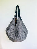Origami sac bag , reversible fabric shoulder bag , handmade Japanese inspired bag | Hype