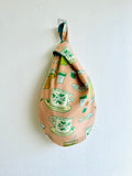 Small origami knot bag , cute Japanese inspired wrist bag | Brunch time at Tiong Bahru