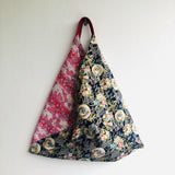 Origami bento bag , shoulder tote bag , Japanese inspired bag | Garden in Osaka - Jiakuma