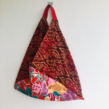 Colorful bento bag , ooak origami bento , shoulder tote bag | Jakarta & Shanghai - Jiakuma