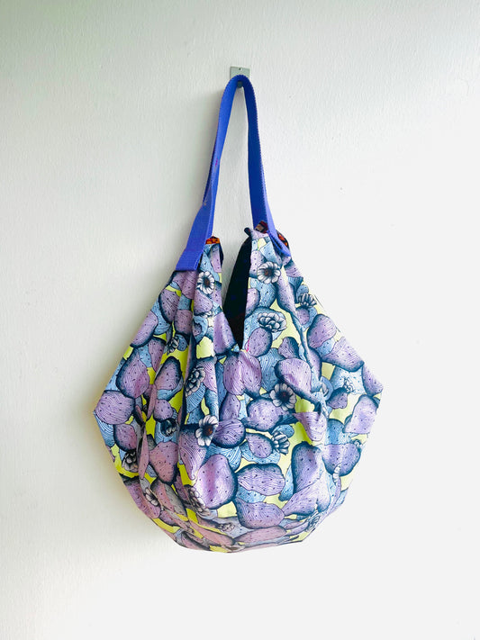 Sac origami bag , reversible Japanese inspired bag , origami shoulder shopping sac bag | The desert of Santa Fe - Jiakuma
