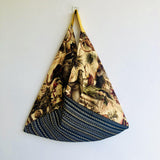 Origami shoulder bag , tote bento bag , eco friendly triangle bag | Animal kingdom - Jiakuma