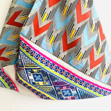 Origami bento bag , triangle tote shoulder bag , ecofriendly bag | Travelling to Acapulco - Jiakuma