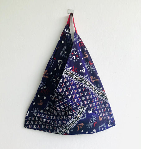 Origami tote bag , triangle bento bag , eco batik bag | Let’s take a trip to JB - Jiakuma