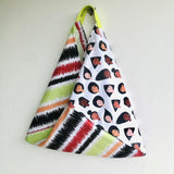 Origami bento bag , shoulder tote bag, colorful Japanese inspired fabric bag | Be kind to each other - Jiakuma