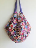 Origami sac bag , sac tote shoulder bag , reversible bag | Flowers & Yoga - Jiakuma