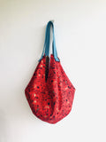 Origami sac bag , shoulder fabric reversible shopping bag | Red Japan - Jiakuma