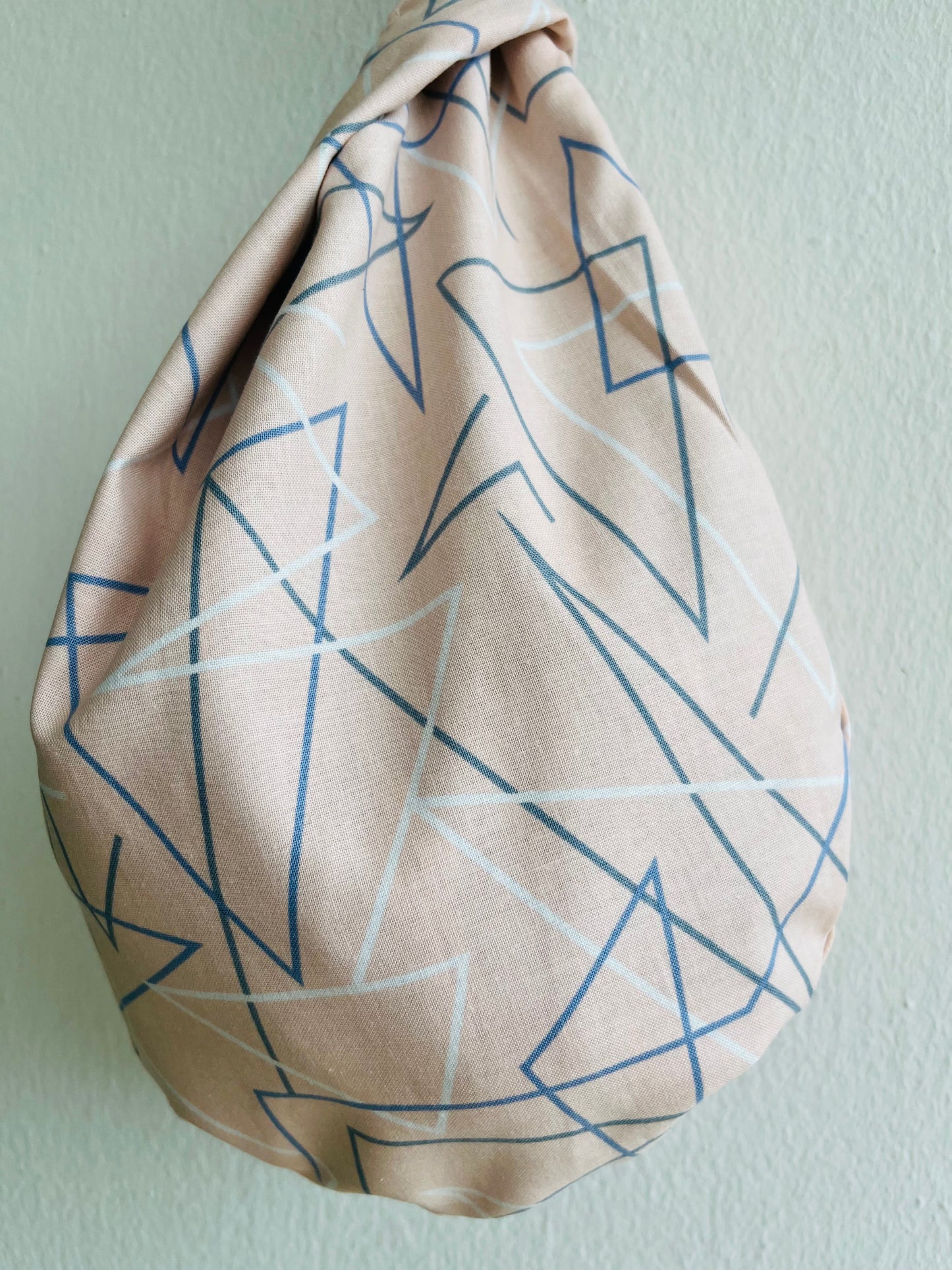 Origami small knot bag , cool fabric writer bag , origami Japanese inspired small bag | Tokyo office catwalk