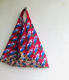 Shoulder origami bag , bento tote bag , Japanese inspired eco bag | Fujiyama & Alex - Jiakuma