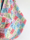 Sac origami bag , shoulder reversible fabric bag , cool shopping bag | The elements
