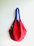 Origami sac bag , reversible shoulder bag , eco friendly colorful tote bag | Travelling in my dreams to the Virgin Islands - Jiakuma