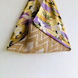 Origami bento bag , shoulder fabric tote bag , eco friendly jute bag | Flying towards the African continent - Jiakuma