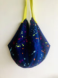 Sac reversible handmade bag , origami sac shoulder bag | Nit del foc - Jiakuma