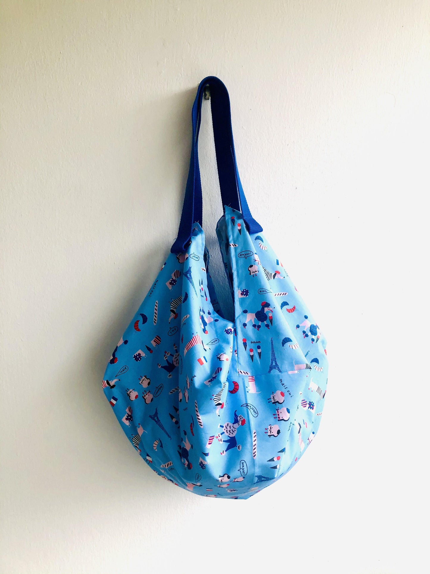 Origami reversible sac bag , shoulder fabric eco bag | Une baguette s’ il vous plait - Jiakuma