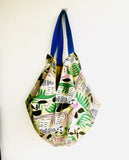Origami sac bag , reversible fabric handmade bag , Japanese inspired bag | The kingdom of the tiger - Jiakuma