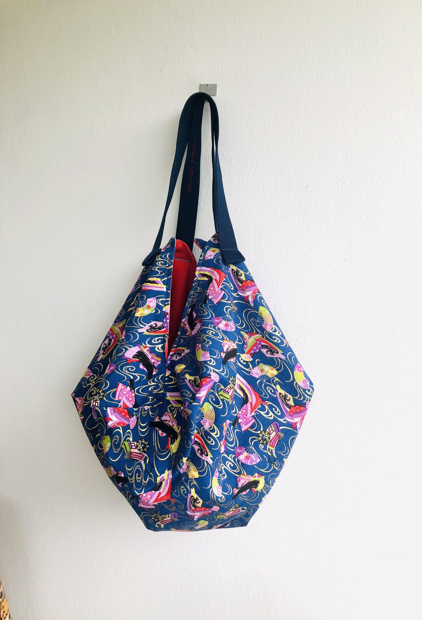 Sac shoulder bag , eco friendly origami sac tote , reversible shopping bag | Yokohama - Jiakuma