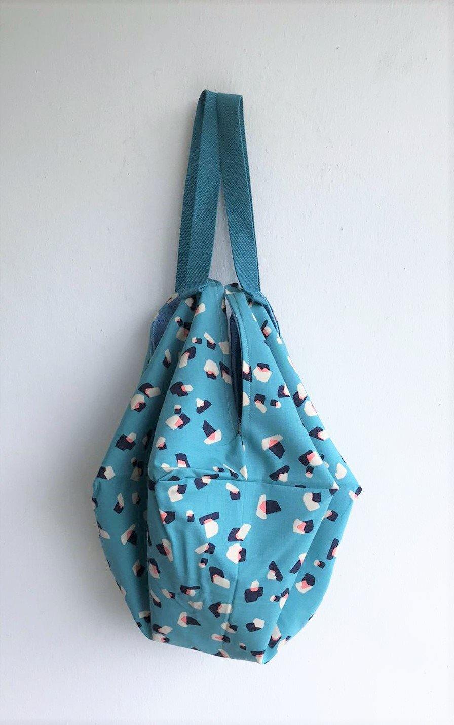 Original pattern fabric sac shoulder bag, octagonal origami bag | Lisboa - jiakuma.myshopify.com