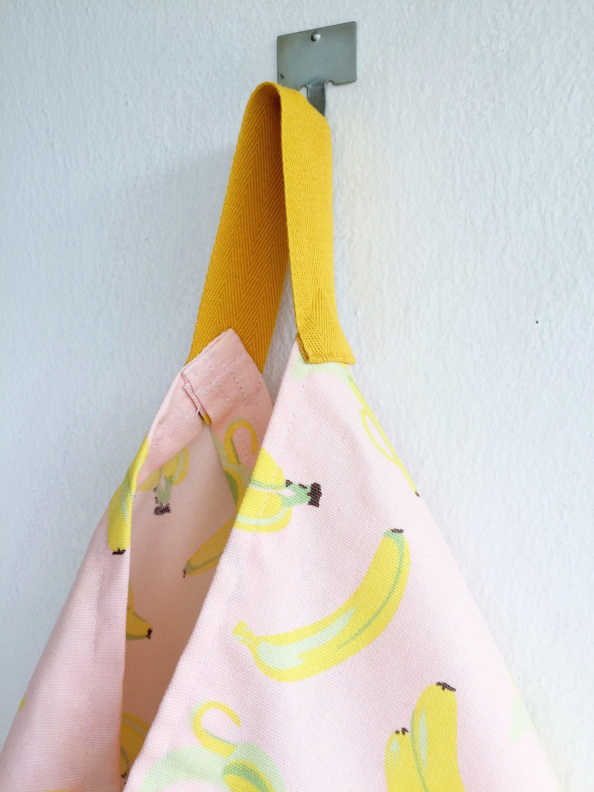 Bananas shopping market origami canvas tote bento bag | Bananas - jiakuma.myshopify.com