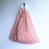 Origami bento shoulder bag, ooak eco friendly triangle tote bag |  Cute Humanoid - Jiakuma