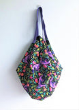 Shoulder eco friendly fabrib bag, summer origami sac bag, cool fabric bag | Macaco - Jiakuma