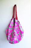 Summer origami shoulder bag, Watermelon summer bag, ooak handmade sac origami bag | Watermelon - Jiakuma