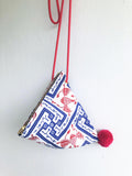 Small batik shoulder eco friendly bag | Batik Cock kingdom - jiakuma.myshopify.com