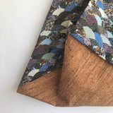 Orgami bento bag, shoulder Japanese inspired tote bag, cork bag , summer eco bag | Cork & fans - Jiakuma