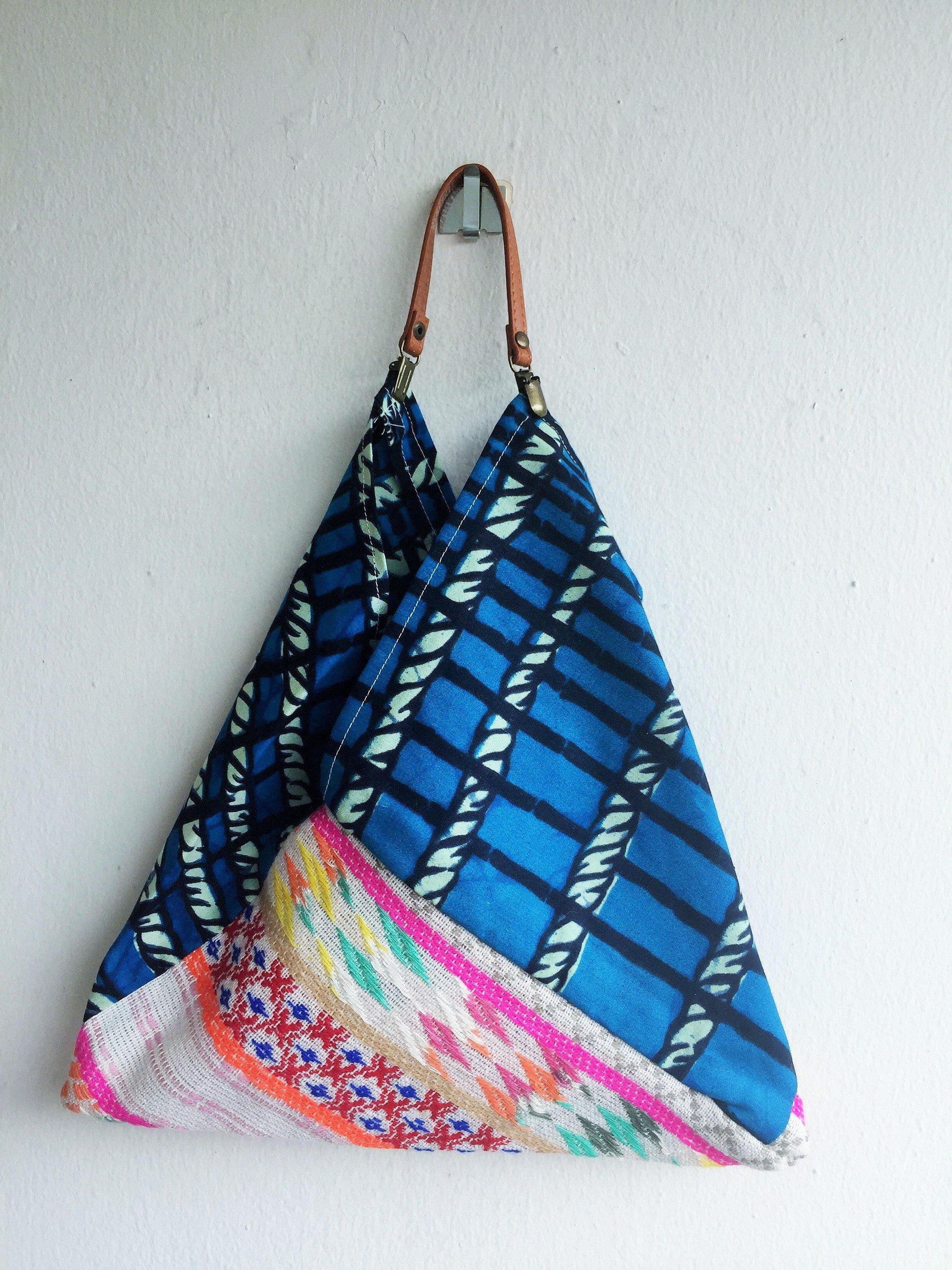 Handmade eco friendly origami bento bag | African & Mexico ethnic bag - jiakuma.myshopify.com