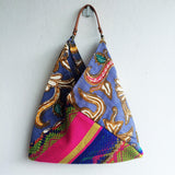 Original shoulder summer bag eco friendly | Balinese batik & Indian poncho - jiakuma.myshopify.com