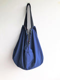 Eco friendly shoulder sac bag octogonal handmade bag | Japanese traces - jiakuma.myshopify.com