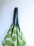 Shoulder sac origami handmade geometric bag | Asparagus - jiakuma.myshopify.com