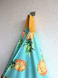 Eco friendly cotton tote origami bento bag | Colorful tropical fruit - jiakuma.myshopify.com